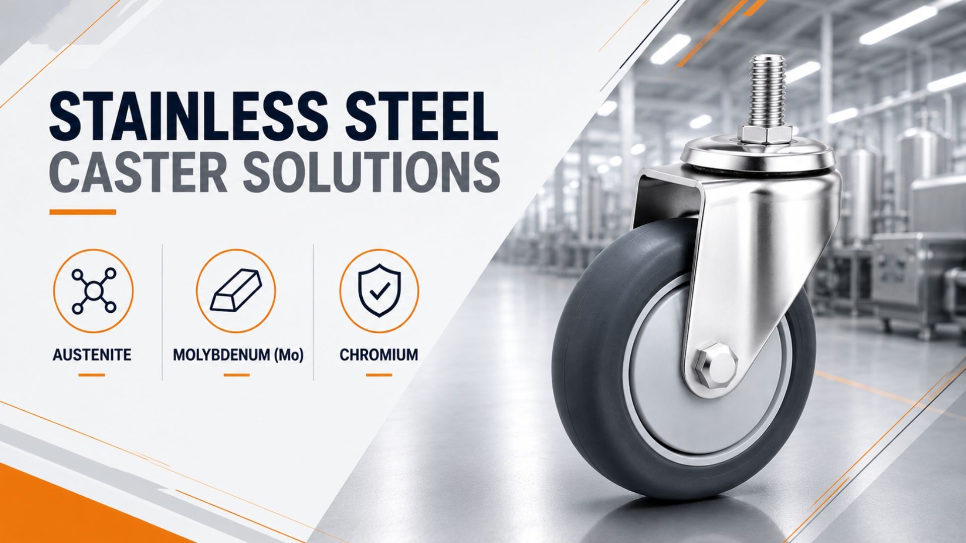 Official HAION article image for Analysis of HAION Stainless Steel Caster Materials