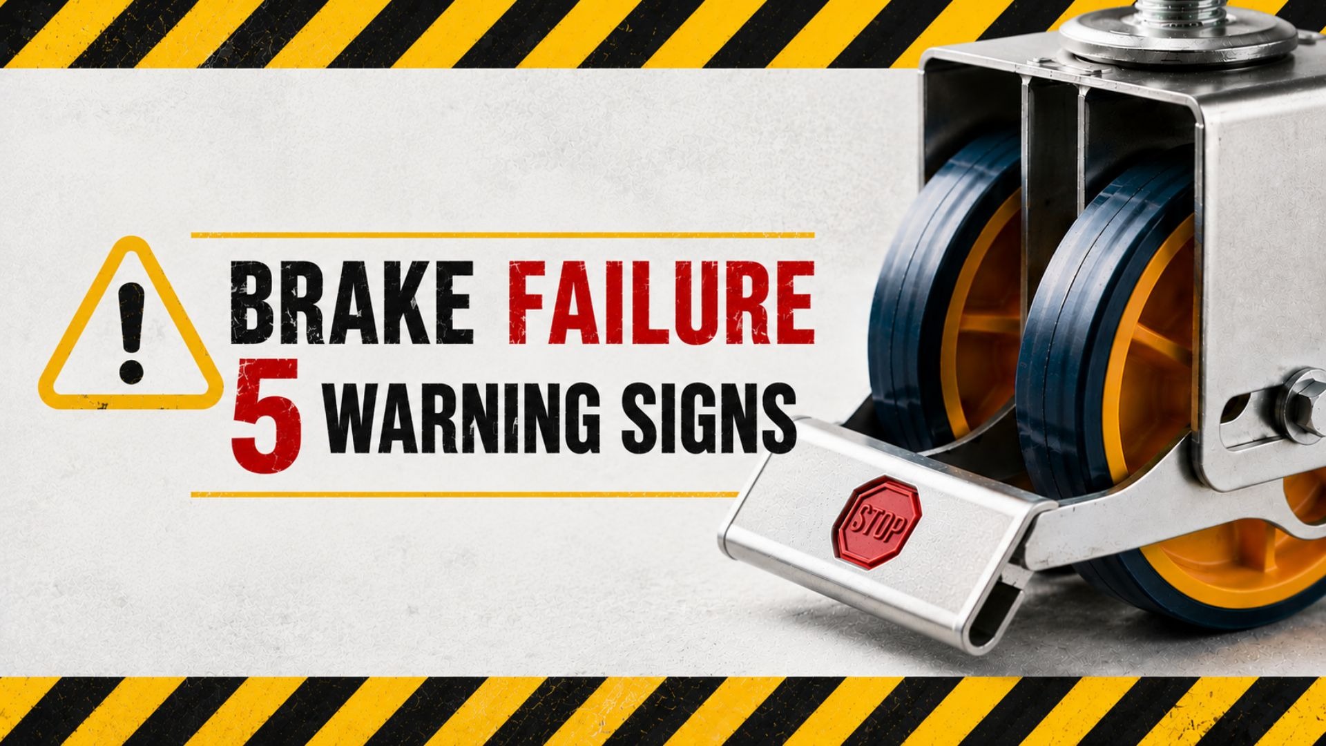 Official HAION article image for 5 Warning Signs: Scaffolding Caster Brake Failure
