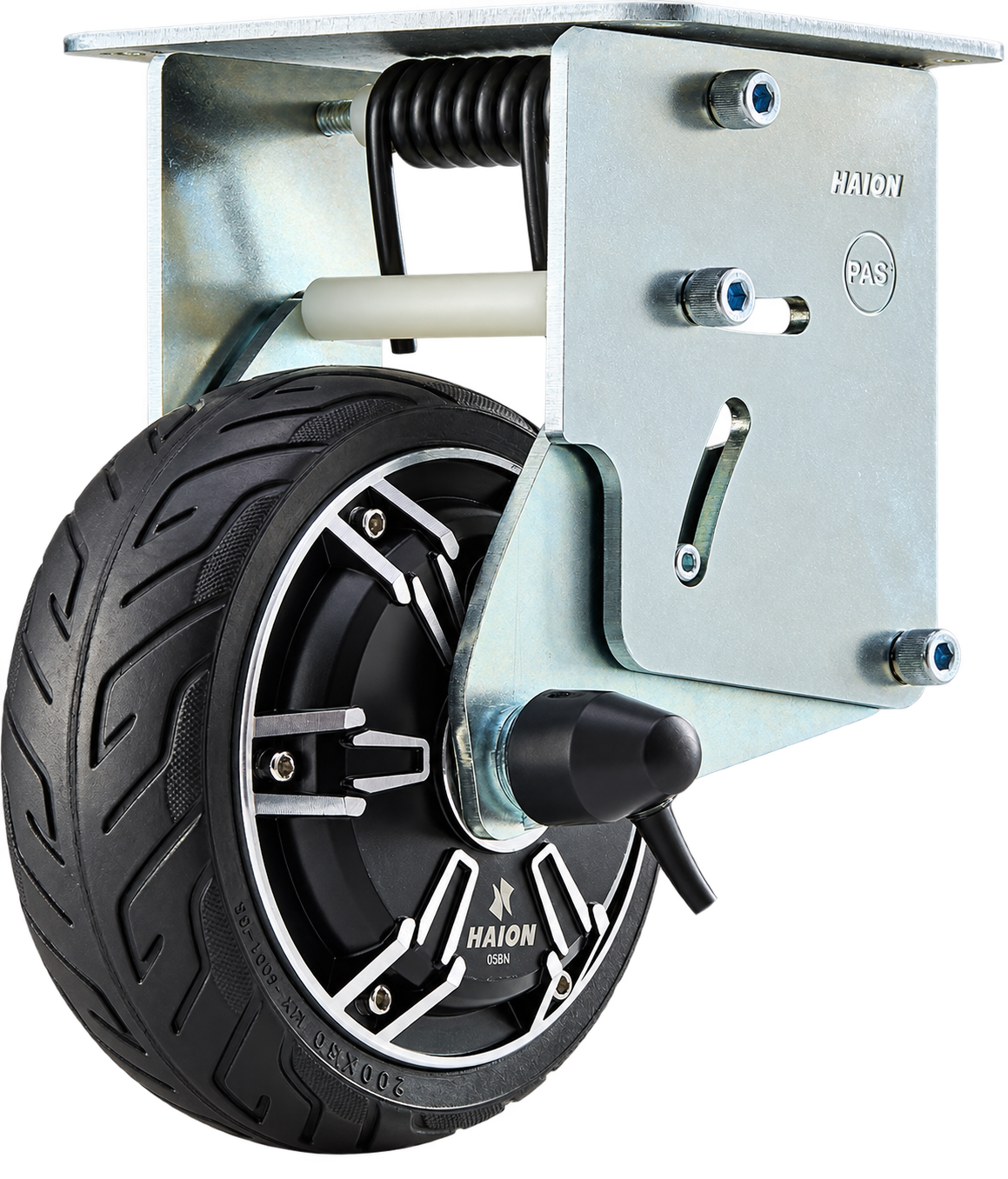 HAION P6A powered assist motorized wheel on transparent background